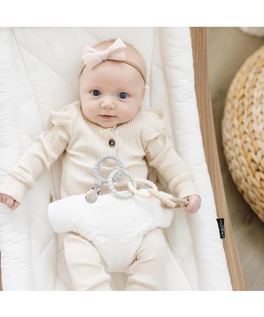 Ryan & Rose Cutie Clinks Attachable Teether - Neutral Chew Toy for Babies - Buy Online on GoSupps.com