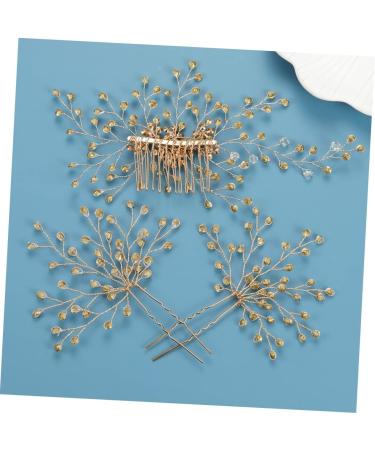 Healeved 4 Sets Bridal Headwear Wedding Decor Pearl Hair Accessories Hair Comb Pearl Headpiece Wedding Hair Pin Wedding Headdress Bridesmaid Hair Accessories Wedding Side Comb Zinc Alloy - Buy Online on GoSupps.com