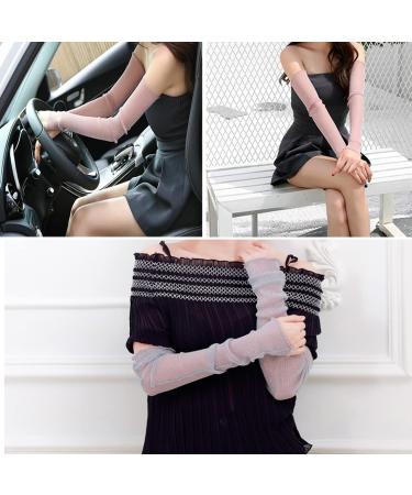 Molyorch Women s Cooling Arm Sleeves Breathable UV Protection for Cycling Running Golf & Outdoor Sports | 3 Pairs Lace Tulip Design 3 Colors - Buy Online on GoSupps.com