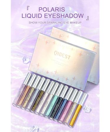 CHJUZI Diamond Eyeliners Liquid Scintillator Pearlescent High Gloss Ultra Shiny Patch Modified Eyeshadow Liquid 12 color pack - Buy Online on GoSupps.com