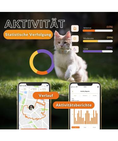 Weeneect XS for Cats - Mini GPS Tracker | Real-Time Tracking | Unlimited Distance | Smallest Model | Collar Included | 2023 Subscription - Buy Online on GoSupps.com