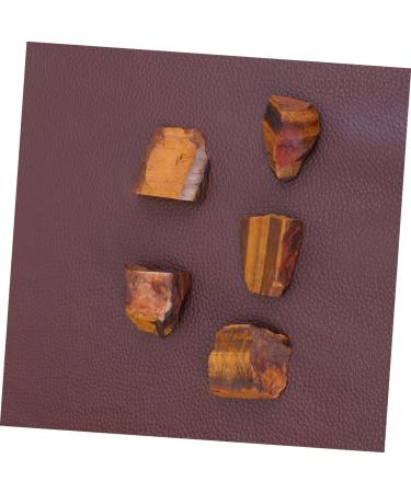 SOESFOUFU Natural Gemstone 5pcs African Decor Irregular Stone African s Eye Rough Stone Tiger's Eye Stone Materials Rock Mineral As Shown Size 2 - Buy Online on GoSupps.com