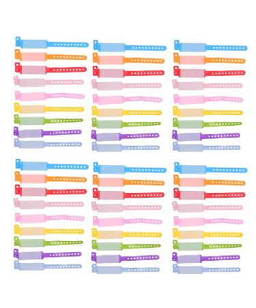 Holibanna 100 pieces of anti-loss-ID bracelet Children's safety id bracelet reusable bracelet waterproof children id band for children from safety accessories