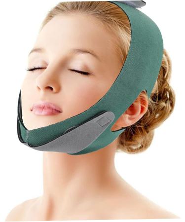 Baluue Face-lifting Tool Belt Beauty Bandage Reusable v Line Belt Slimming Mask Green Spandex - Buy Online on GoSupps.com