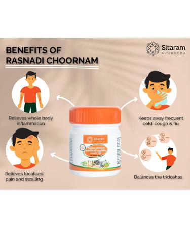  SITARAM Sitaram Ayurveda Rasnadi Choornam | Kerala Rasnadi Ayurvedic Powder for the Head 50g - Buy Online on GoSupps.com