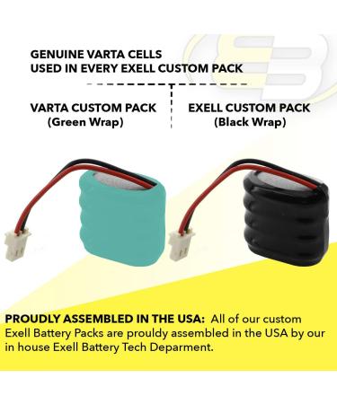 4/V150H-C NiMH 4.8V 150mAh Battery - Genuine VARTA Cells for Quick Check 150/200 Emergency Lights & Energy Backup - Buy Online on GoSupps.com