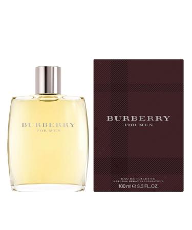 BURBERRY Classic Eau de Toilette Woody Men's Cologne With Notes of Bergamot Fresh Mint Sandalwood & Amber Long Lasting Fragrance 3.3 Fl Oz (Pack of 1) - Buy Online on GoSupps.com
