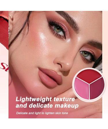  Nuyhadds Cream Blush Palette - Waterproof and Long-Lasting Face Powder | Cream Palette for Lips and Cheeks | For Women Girlfriends Sisters and Family - Buy Online on GoSupps.com
