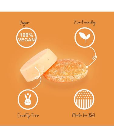 Fresh Citrus Shampoo and Conditioner Bar Set - 100% Natural, Vegan, Eco Friendly - Handmade in USA by Clever Yoga - Buy Online on GoSupps.com