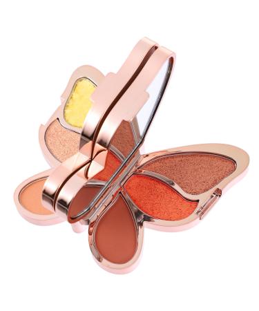DOITOOL 1pc Eyeshadow Palette Cream Blush Cosmetic Supplies Makeup Sequin Eyeshadow Girl High Pressure Tray