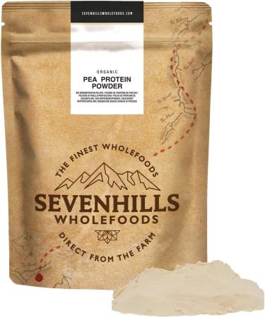 Sevenhills Wholefoods Organic Pea Protein Powder 500g - 100% Natural Plant-Based Protein for Muscle Recovery and Energy Boost - Buy Online on GoSupps.com