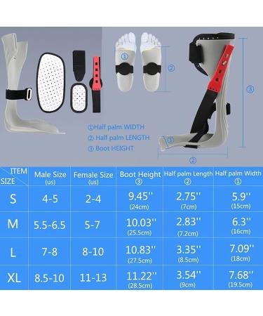 Buy Drop Foot Brace - Ankle Foot Orthosis Support AFO for Shoes | Large Right | Perfect Drop Ankle Support & Splint - Buy Online on GoSupps.com