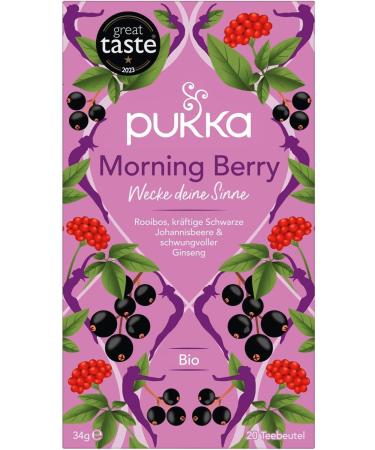Pukka Bio-Kr utertee Morning Berry Tee-Aufgussbeutel - Buy Online on GoSupps.com