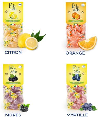 Perle di Sole Gel es aux Fruits saveur Orange avec V ritable Jus de Fruit 200 g Douces D lices M diterran ennes aux Agrumes Italiens Douceur Naturelle Made in Italy Sans Gluten - Buy Online on GoSupps.com