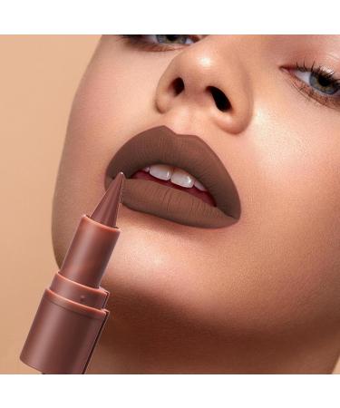 Lip Pencil Smear Resistant Long-Lasting Waterproof Lip Liner Pencil & Red For Business Travel Office Meetings Casual Gatherings - Buy Online on GoSupps.com