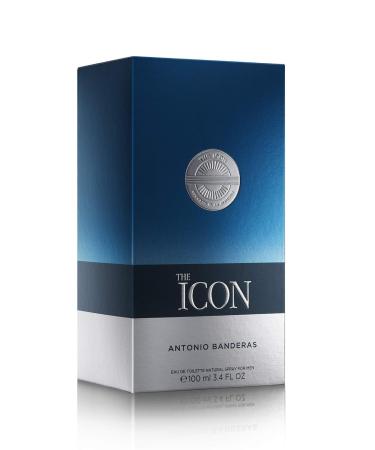 Banderas The Icon Eau De Toilette For Men - Long Lasting - Virile Elegant Trendy And Sexy Scent - Wood Amber And Sandalwood Notes - Ideal For Special Events - 3.4 Fl Oz Amber Wood 3.4 Fl Oz (Pack of 1) - Buy Online on GoSupps.com