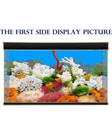 ELEBOX 20x48 Fish Tank Background - 2 Sided River Bed & Lake Aquarium Decor - H 19.5 x L 48 - Premium Quality - Buy Online on GoSupps.com