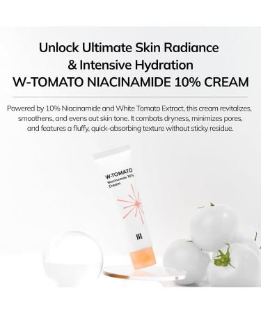 MERZY W-Tomato Niacinamide 10% Cream - Hydrating & Brightening Skincare 2.02fl.oz/60ml - International Shipping Available - Buy Online on GoSupps.com