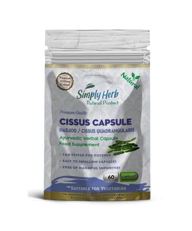 Cissus Quadrangularis Capsule (60 Capsules) 60 count (Pack of 1)