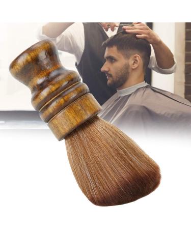 Professional Barber Fiber Wooden Handle Cutting Neck Duster Broken Hair Sweep Brush Hair Cutting Neck Duster Brush Neck Face Duster for Salon Stylist - Buy Online on GoSupps.com