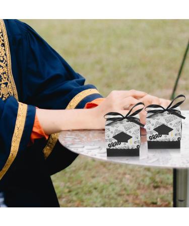 Alipis Graduation Candy Square Box: 10pcs Graduation Candy Box Graduation Party Favors Graduation Gift Box Paper Candy Boxes - Buy Online on GoSupps.com