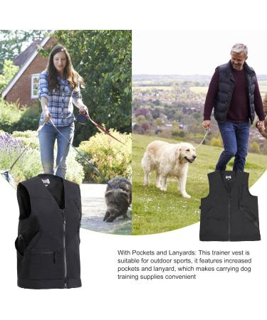 Dog Training Vest - Windproof Pet Trainer Vest with Multiple Bags | Summer Zip Jacket for Travel Fishing & Hunting - Buy Online on GoSupps.com