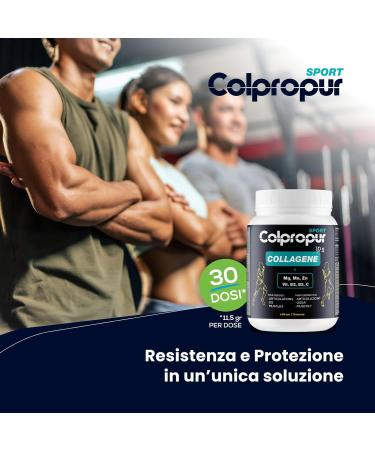 Hydrolyzed Collagen Powder | 30 Days | Sport Muscles & Joints | BCAA Magnesium Zinc + Vitamins B2 B3 & C | Lemon Flavor | COLPROPUR - Buy Online on GoSupps.com