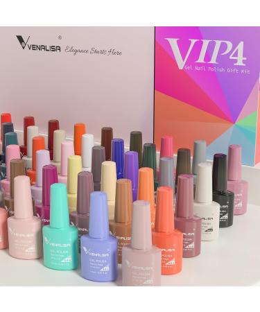 VIP4 7.5ml Gel Nail Polish Hema Free Full Coverage Beautiful Semi Permanent Soak Off UV LED Gel Nail Polish Gel Lacquer - (Color: 711) - Buy Online on GoSupps.com