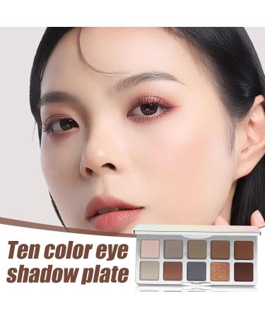 Eyeshadow Palette 10Color Blendable Beauty Cosmetics Eyeshadow Matte and Shine Makeup Palette for Women Wife Girlfriend Mother BD401 - Buy Online on GoSupps.com