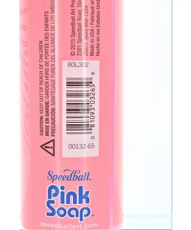 Speedball Pink Soap Brush Cleaner 8 fl oz - Premium Art Supply Cleaner - Buy Online on GoSupps.com