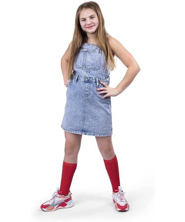 Silky Toes Girls Knee High Bamboo Socks - pack of 3 - Red - Size 7-8 - Buy Online on GoSupps.com