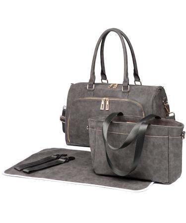 Miss Lulu Women's Lt6638 Gy Tote Bag Grey L EU