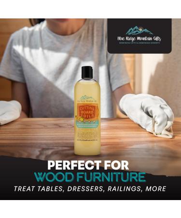 Natural Wood Conditioner for Cutting Boards - Food Grade Orange & Lemon Oil Blend - 16 oz - Buy Online on GoSupps.com