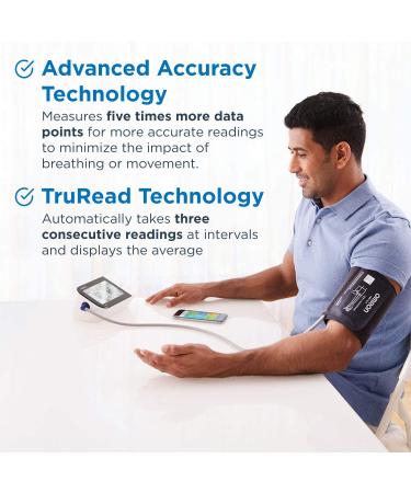 OMRON Platinum Blood Pressure Monitor - Upper Arm Cuff, Bluetooth, Stores 200 Readings, Free 6-month Premium Mobile App Trial | For Two Users - Buy Online on GoSupps.com