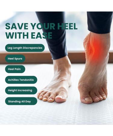 Welnove 1 Inch Orthopedic Heel Lift Inserts for Women - Adjustable 4 Layers Heel Lifts for Leg Length Discrepancy and Heel Pain - Small Size (1 Pair) - Buy Online on GoSupps.com