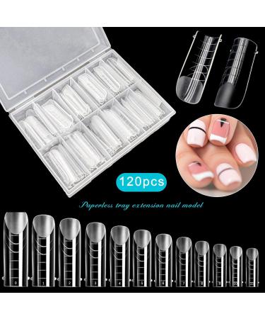 VNJAOI 120 Polical Breation Gel - Dual Nail Shapes for Perfect Nail Extensions | Coffin Nail Builder for DIY & Salon Gel Manicure - Buy Online on GoSupps.com