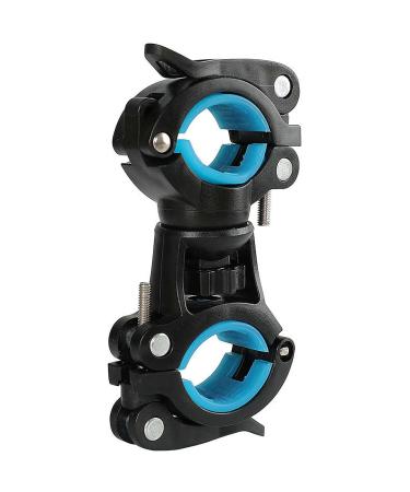 KAXIAA Wheelchair Walking Stick Rack 360 Rotatable Practical Cane Holder Clip Wheelchairs Electric Mobility Scooters Accessory Crutch Holder Blue