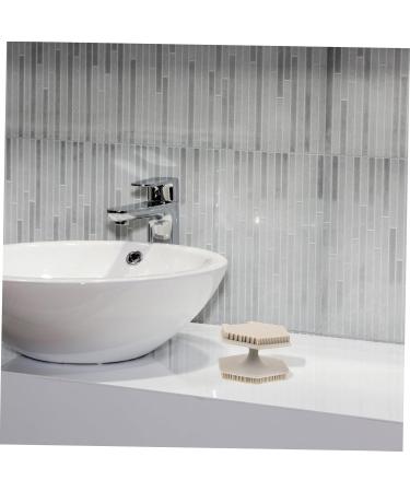 Beavorty Face Brush Face Scrub Scrubber Facial Cleansing Brush Exfoliator Face Cleansing Brush Facial Brush Facial Cleansing Brush for Blackhead Makeup Brush Silica Gel Double Head 6.50X6.50X4.00CM Grey - Buy Online on GoSupps.com