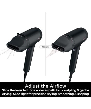 Shark STYLE iQ Ionic Hair Dryer & Styler HD120UK Black/Rose Gold with Brush & Diffuser - Buy Online on GoSupps.com
