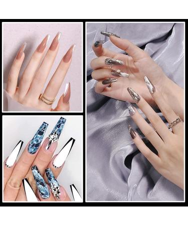 240 Pieces Nail Tips - Transparent Half Cover Acrylic Extensions for DIY Nail Art | 12 Sizes Clear French Wrong Nails - Buy Online on GoSupps.com