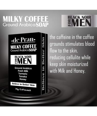 Turmeric & Arabica Coffee Soap for Men | Natural SLS & Paraben Free | Luxurious Skin Care | Cruelty Free | International Shipping - Buy Online on GoSupps.com