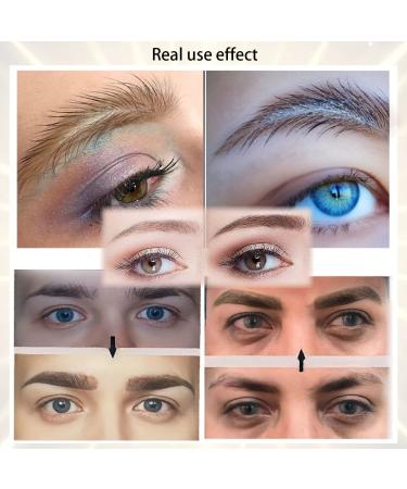 Waterproof Tattoo Gel Eyebrow Peel Off Kit with Stencils - Fuller & Defined Brows | Lasts 3-7 Days - Buy Online on GoSupps.com
