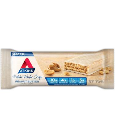 Atkins Chai Tea Latte Protein Shake with 15g Protein 3g Net Carb 1g Sugar + Atkins Peanut Butter Protein Wafer Crisps with 10g Protein 4g Net Carb 1g Sugar 5 Count - Buy Online on GoSupps.com