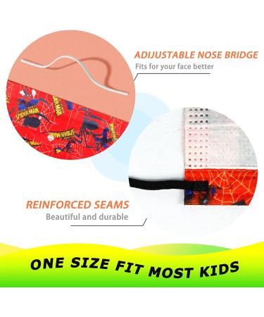 50PCS Cartoon Kids Disposable Face Masks | Breathable & Comfortable | Elastic Earloop | Back To School Supplies | Non-Medical Mask - Buy Online on GoSupps.com