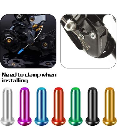 100pcs Cable End Caps - Cycling Brake and Shifter Tips for Road and Mountain Bikes | Random Color - Buy Online on GoSupps.com