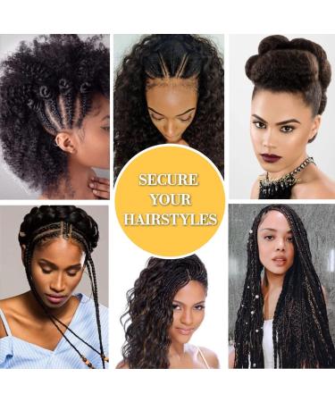 Royalty Headwear Silk Satin Bonnet for Women - Adjustable Jumbo Non-Slip Cap for Sleeping - Black - Buy Online on GoSupps.com