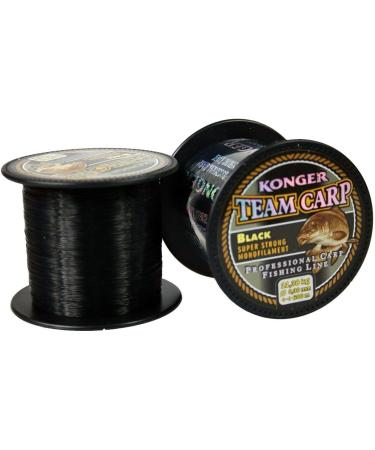 Buy Konger Team CARP Black Monofilament Fishing Line 600m - 0.35mm 13.50kg Strength for Carp Feeder Fishing | International Shipping Available - Buy Online on GoSupps.com