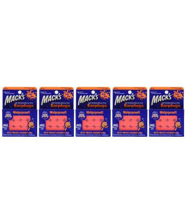 Mack's Kid's Moldable Silicone Ear Plugs 6 Count(6 Pair of Each)
