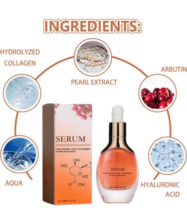 Hyaluronic Acid Serum for Face - Face Serum for Women - Cheery Dark Spot Remover for Face Serum - Anti-Aging Skin Firming - Moisturizing and Whitening - Mild Formula 30ml - Buy Online on GoSupps.com
