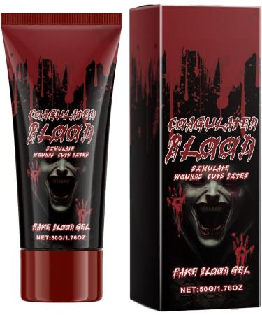  G n rique Halloween Fake Blood - Realistic Special FX Gel Makeup Thick Washable Liquid | 1.76 oz Effect Costume Accessory for Vampire Zombie Slebleeded Scelled Stage Accessory - Buy Online on GoSupps.com